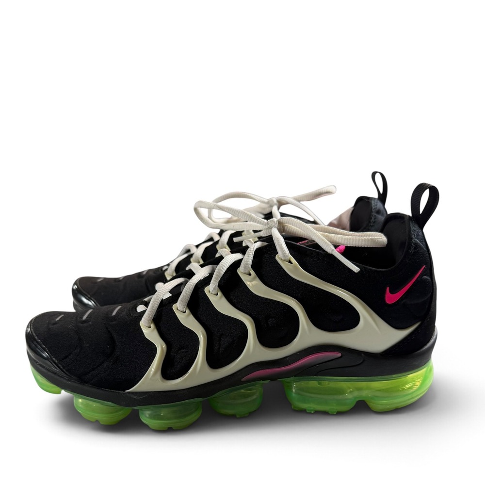 Nike Air VaporMax Plus Black Electric Green Pink DM8121-001 Mens 11.5